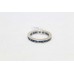 Sterling Silver 925 Women's Band Ring Natural Blue Sapphire Gem Stones P 956